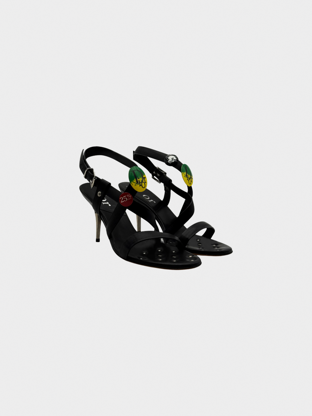 Christian Dior SS 2004 Black Hardcore Sandal