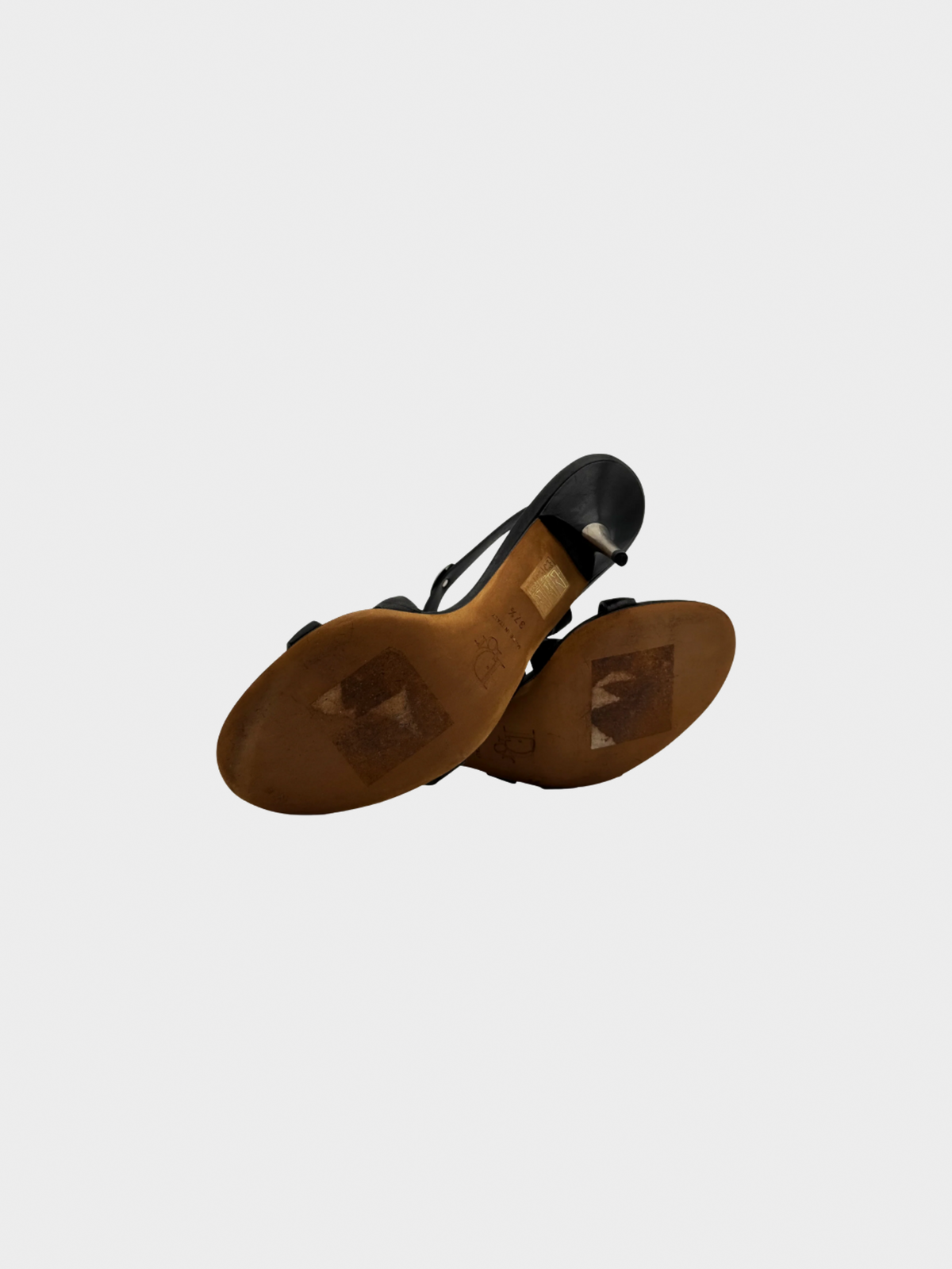 Christian Dior SS 2004 Black Hardcore Sandal