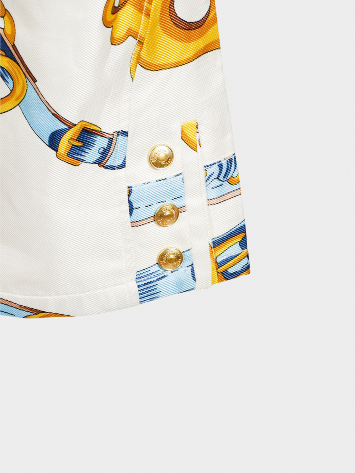 Christian Dior SS 2000 Printed Silk Capri Pants