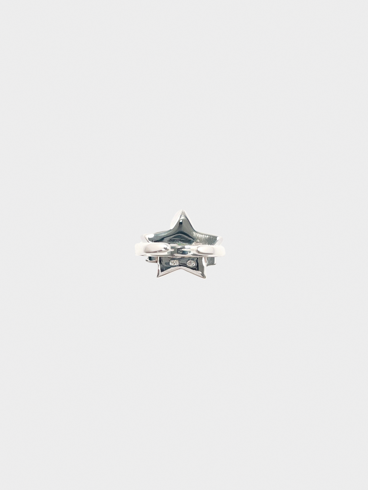 Christian Dior 2000s Baby Pink Star Ribbon Ring