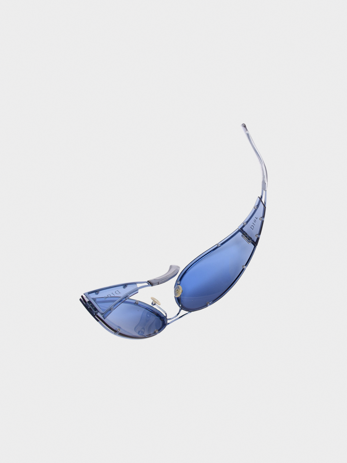 Christian Dior SS 2001 Blue Trailor Park Glasses