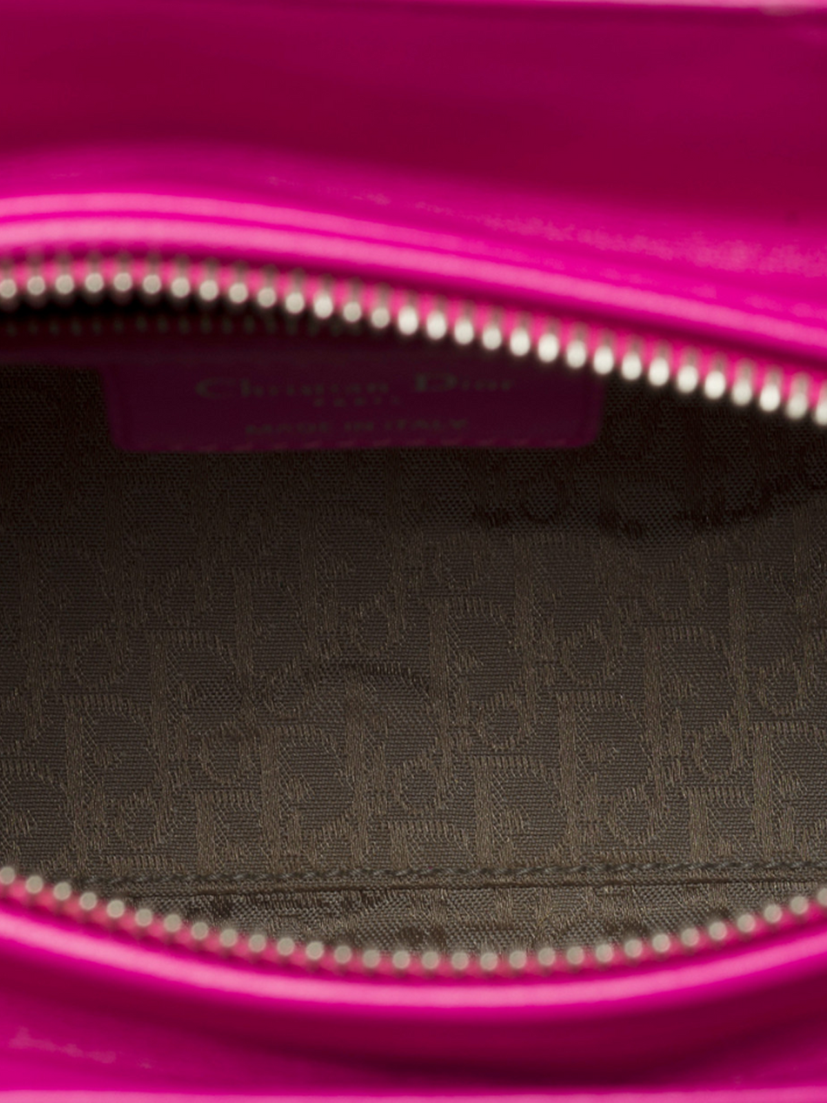 Christian Dior 2011 Bright Pink Medium Cannage Lady Dior Bag