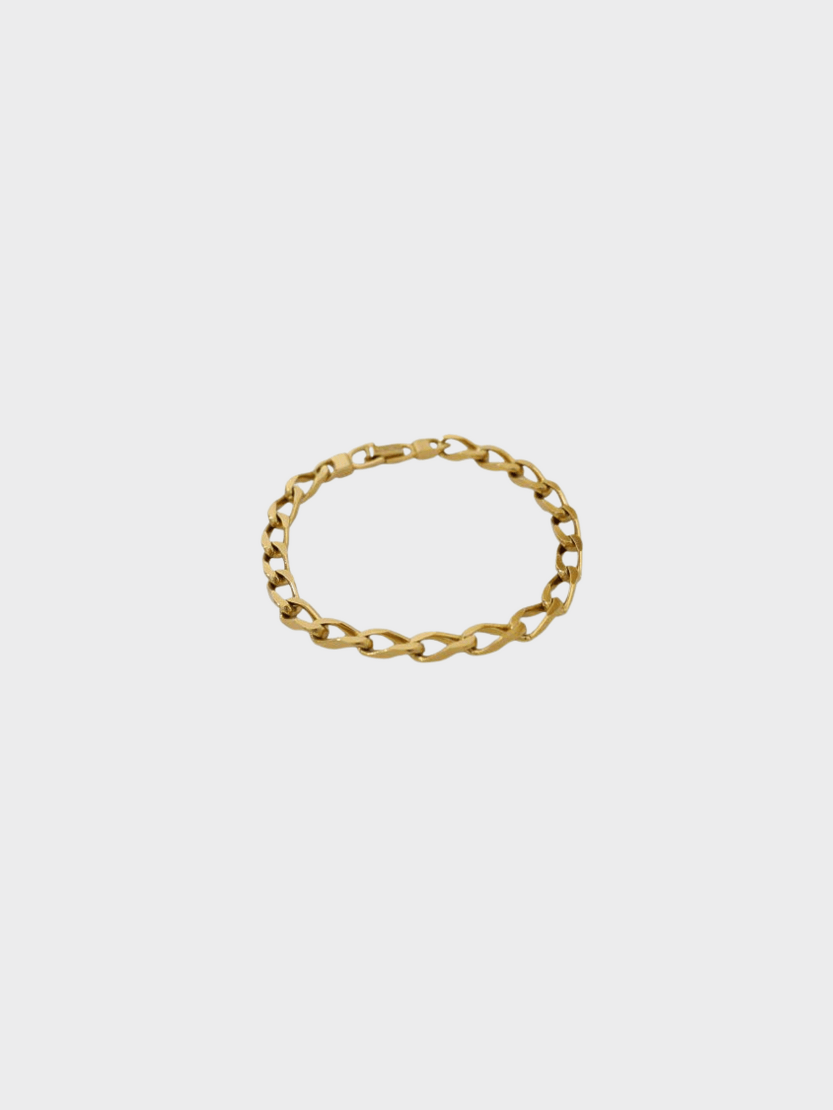 Christian Dior 1980s Gold Plated Chain Link Bracelet