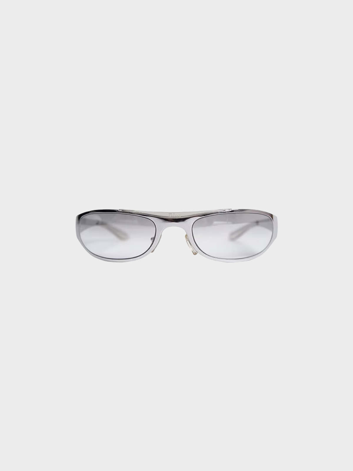 Christian Dior 2000s Silver Safety Sunglasses