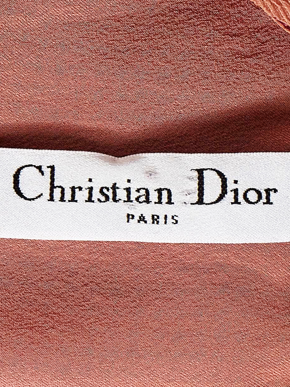 Christian Dior by John Galliano 1990s-2000s Archival Pink Chiffon Evening Dress