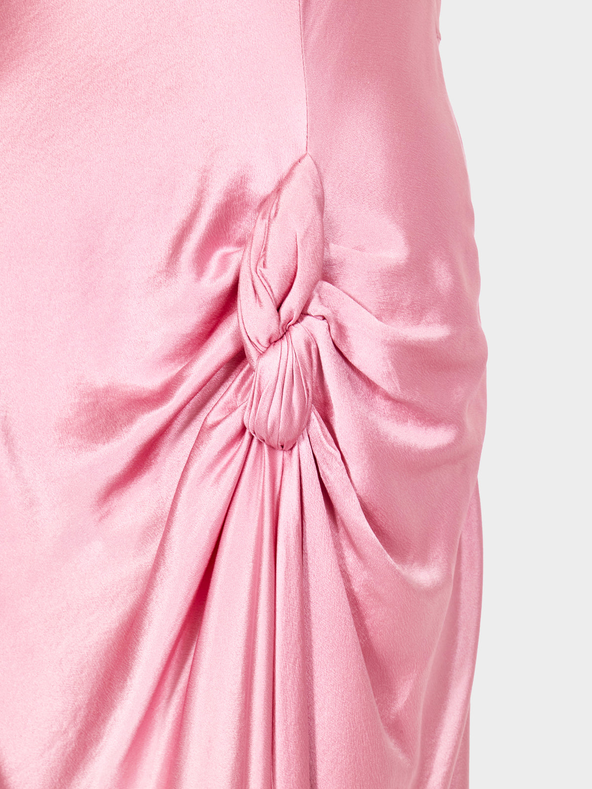 Christian Dior by John Galliano FW 2003 Pink Satin Cocktail Dress