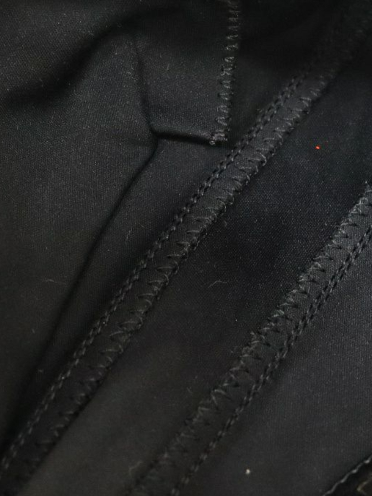 Fendi 2000s Black Cotton Jersey Mamma Baguette Bag