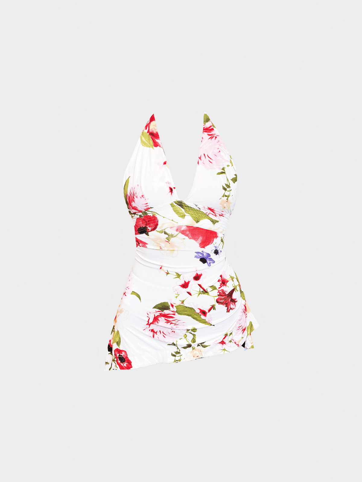 Roberto Cavalli 2000s Floral Printed Halter Top