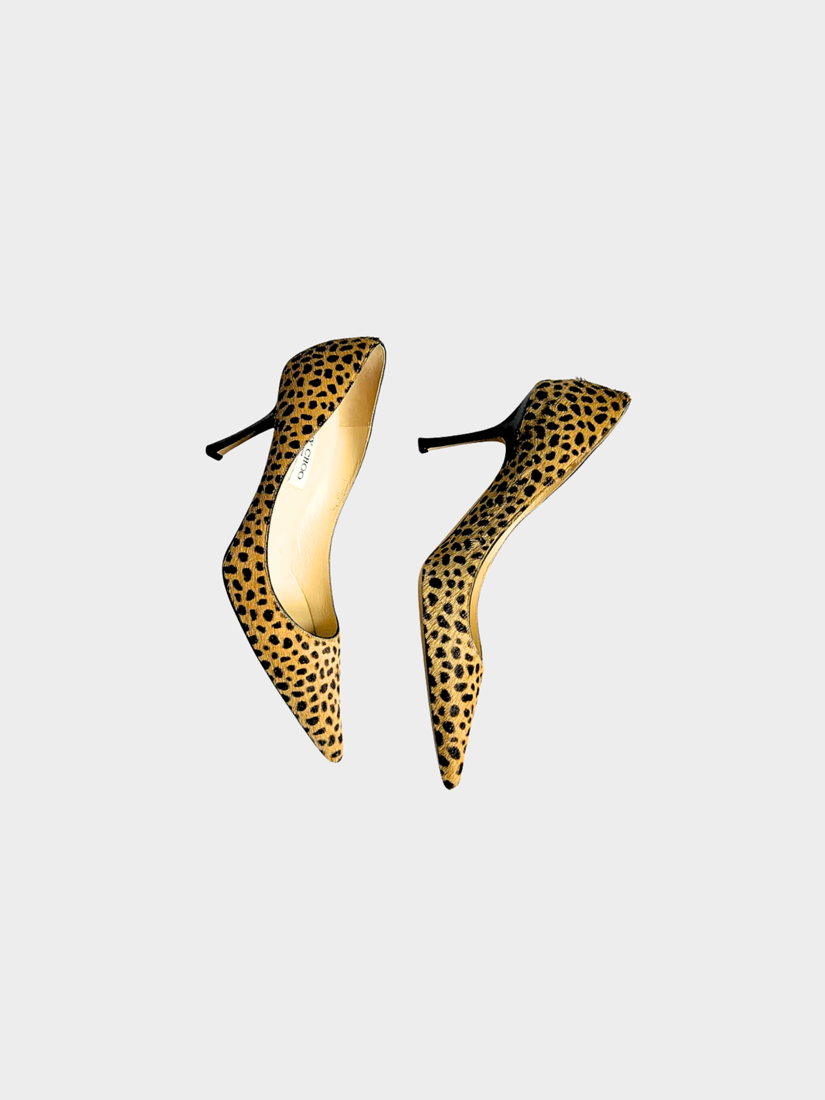 Jimmy Choo 2000s Cheetah Pony Hair Heels
