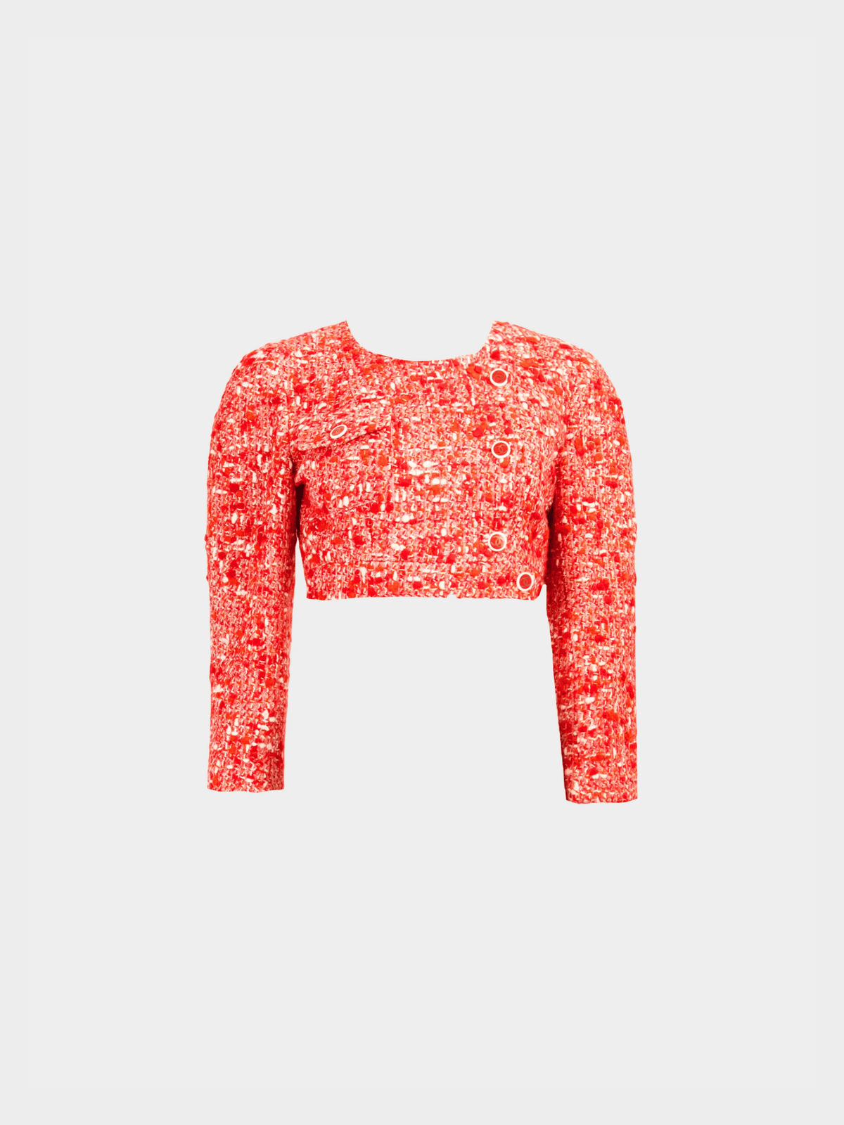 Chanel by Karl Lagerfeld FW 2001 Bouclé Cropped Jacket