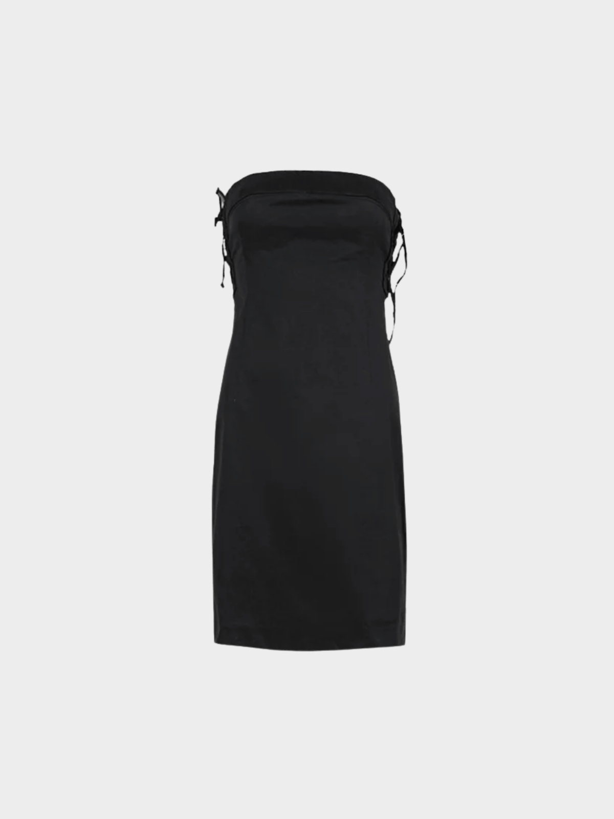 Miu Miu SS 1998 Mini Cotton Black Dress