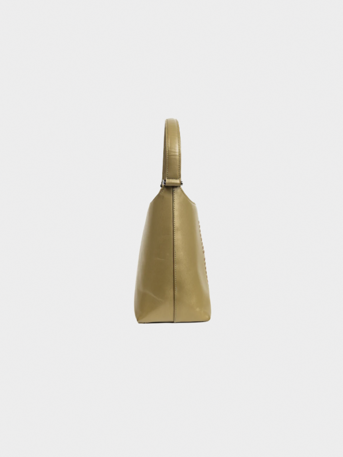 Givenchy 1990s Gold Leather 4G-Logo Handbag