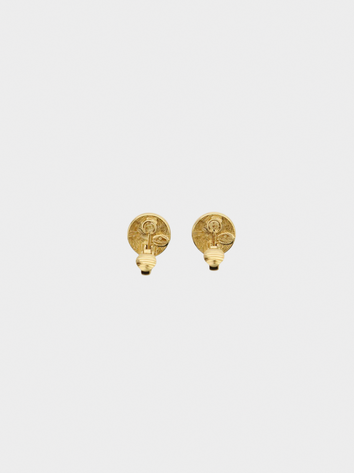 Givenchy 1980s Gold Pearl Earrings