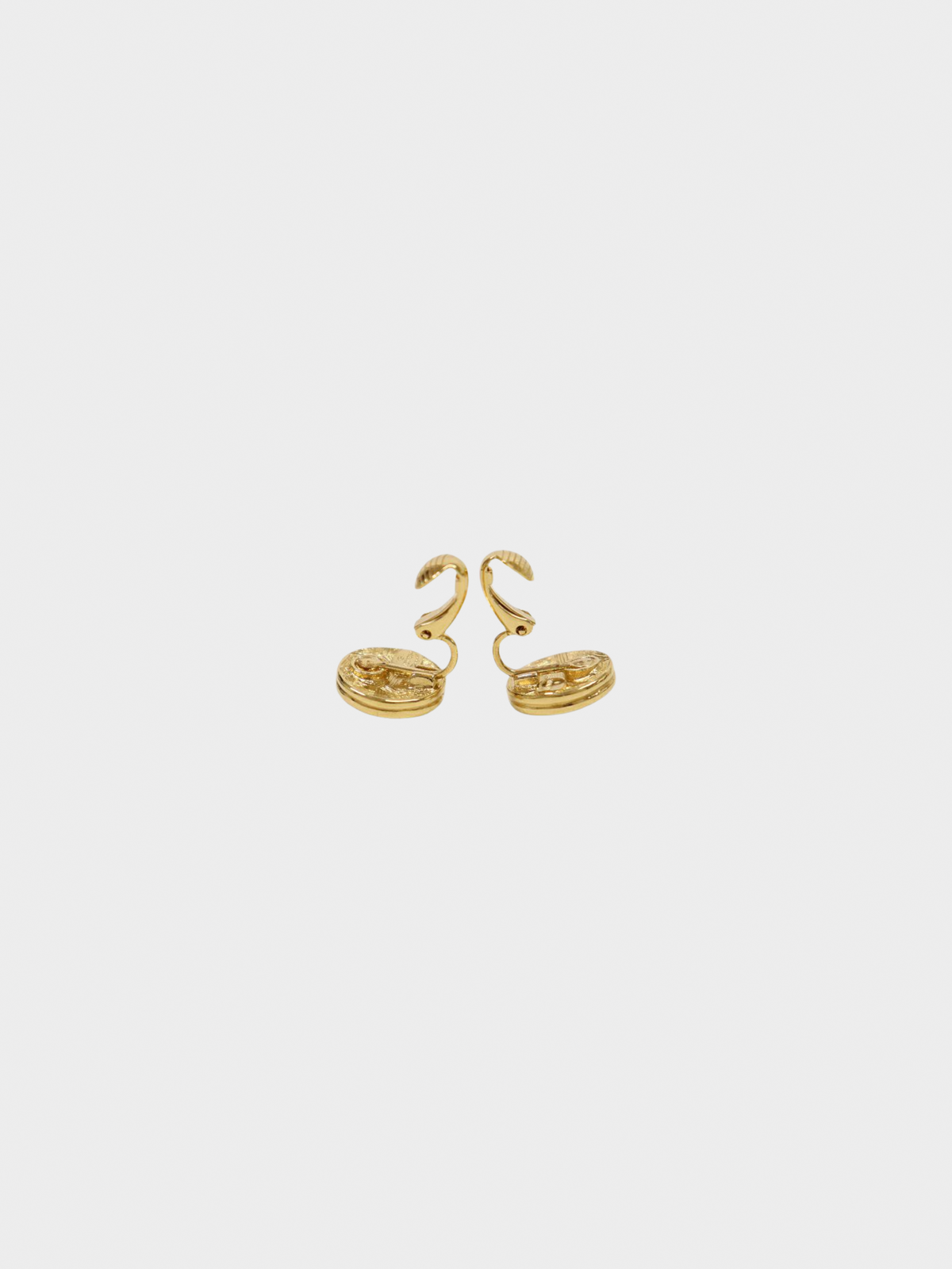 Givenchy 1980s Gold Pearl Earrings