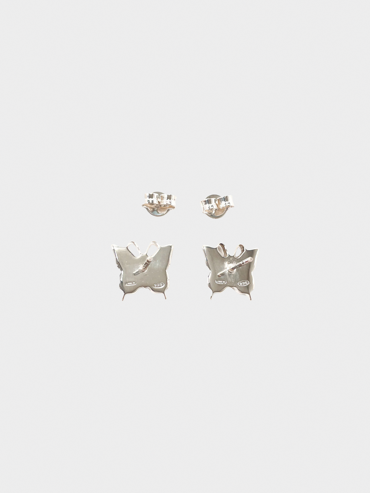 Gucci 2010s Silver 925 Butterfly Earrings