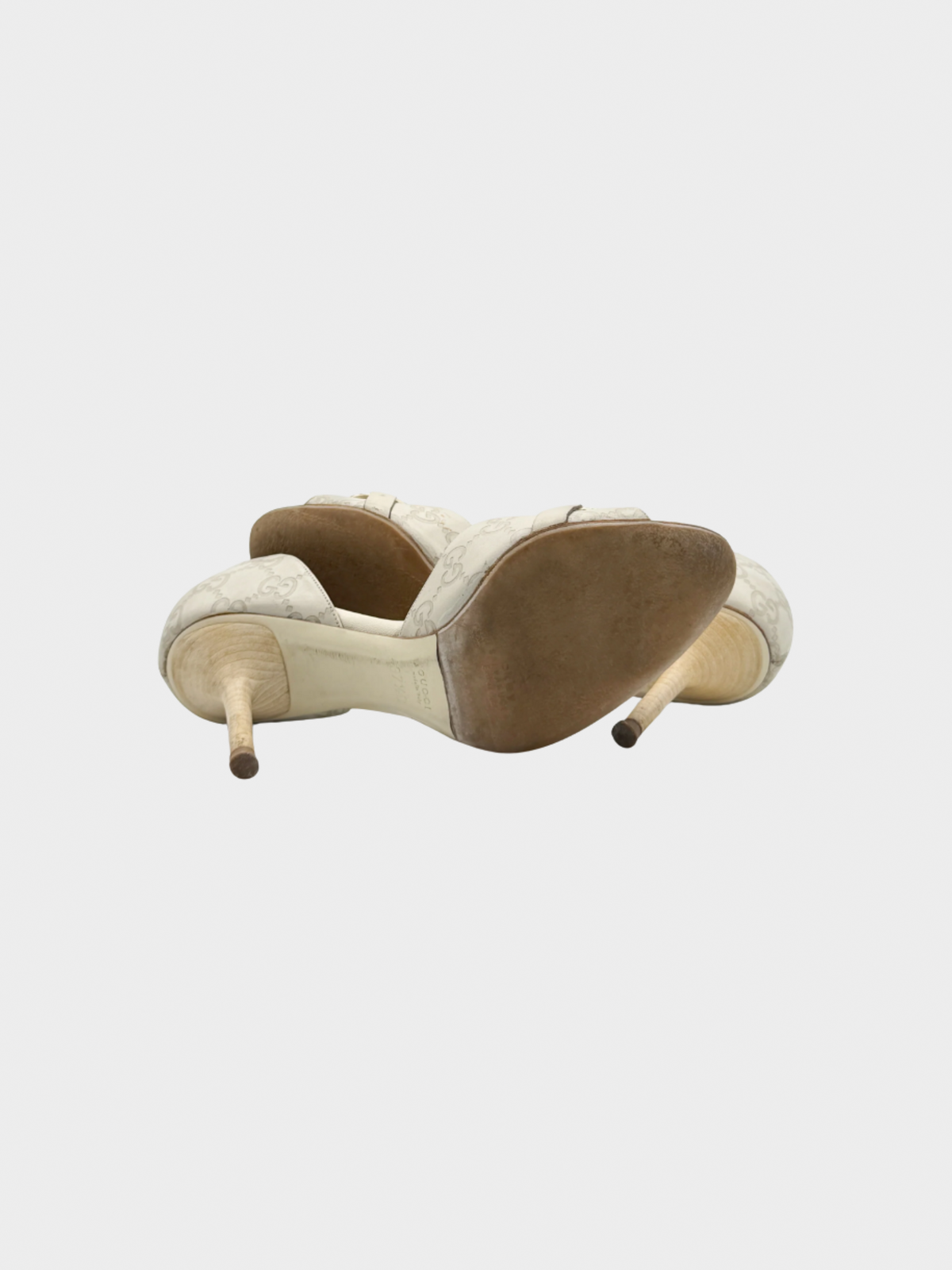 Gucci 2010s Beige Horsebit Pumps