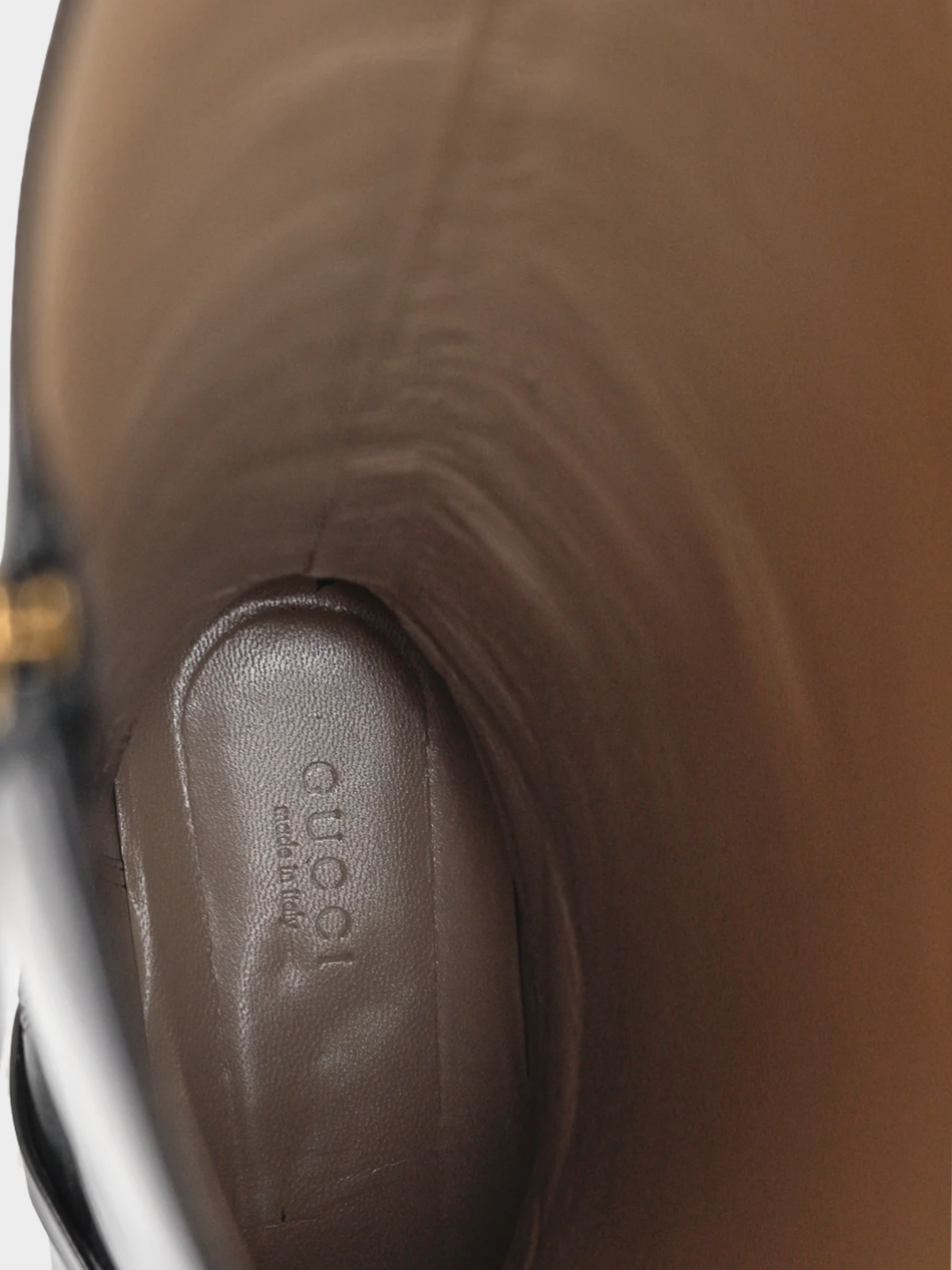 Gucci 2020s Rosie Black Elite Calf Leather Riding Boots