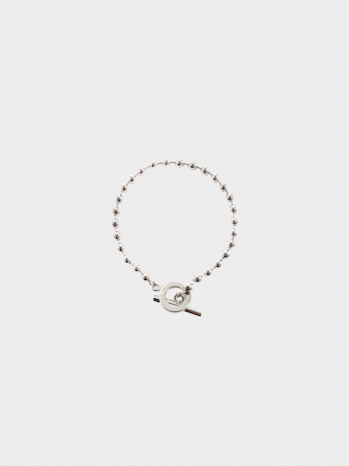 Gucci 2000s Silver Ball Chain Bracelet