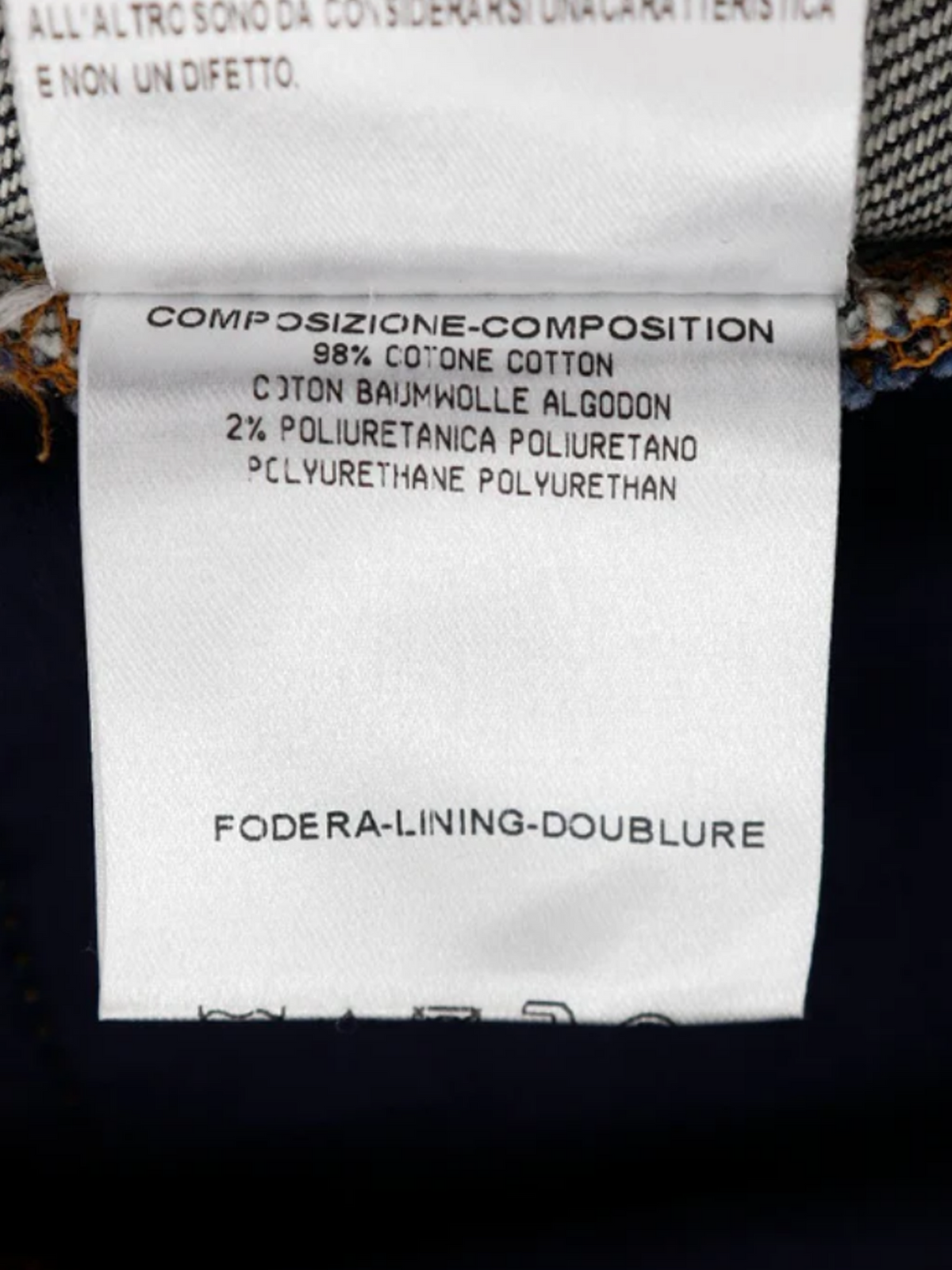 Gucci 2010s Dark Denim Cotton Mini Skirt