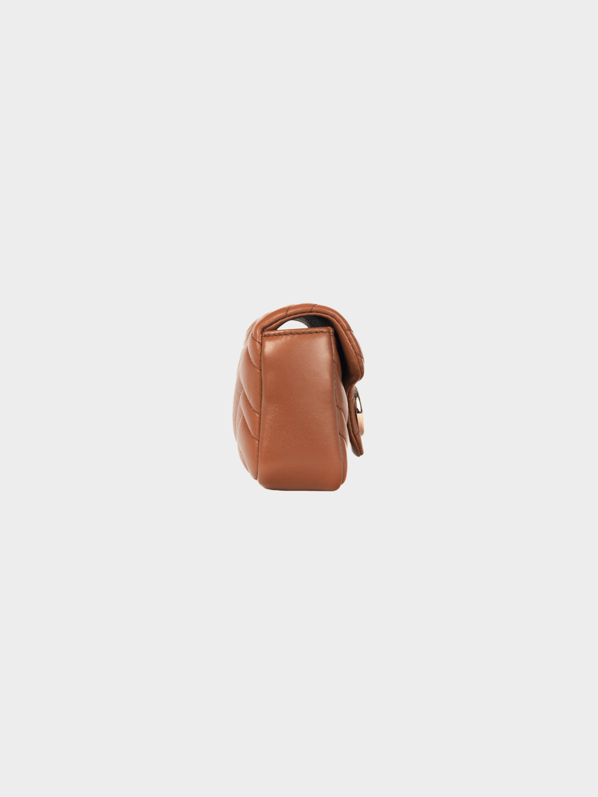 Gucci 2010s GG Marmont Brown Chevron Mini Shoulder Bag