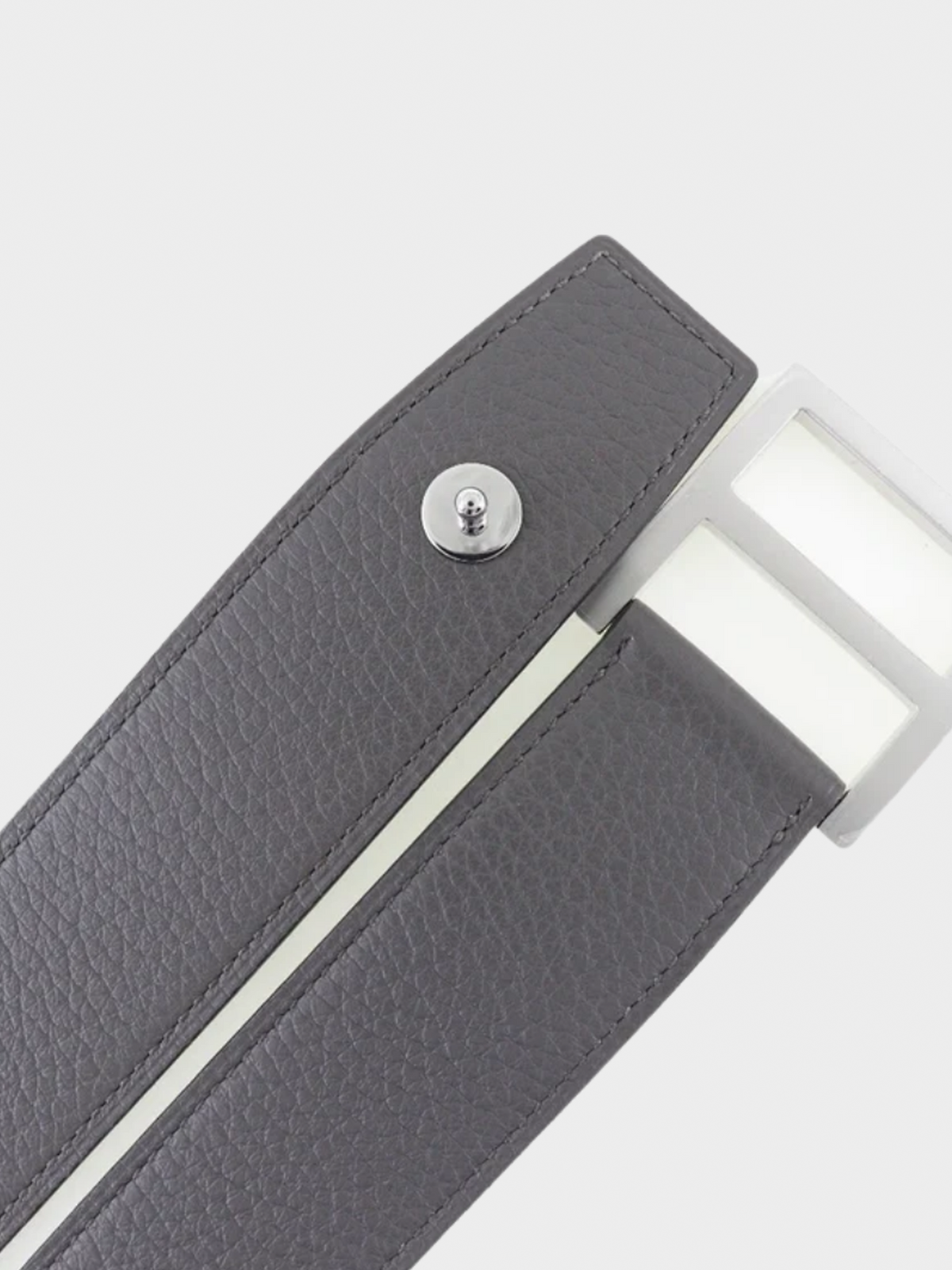Hermes 2010s Grey Serie Belt