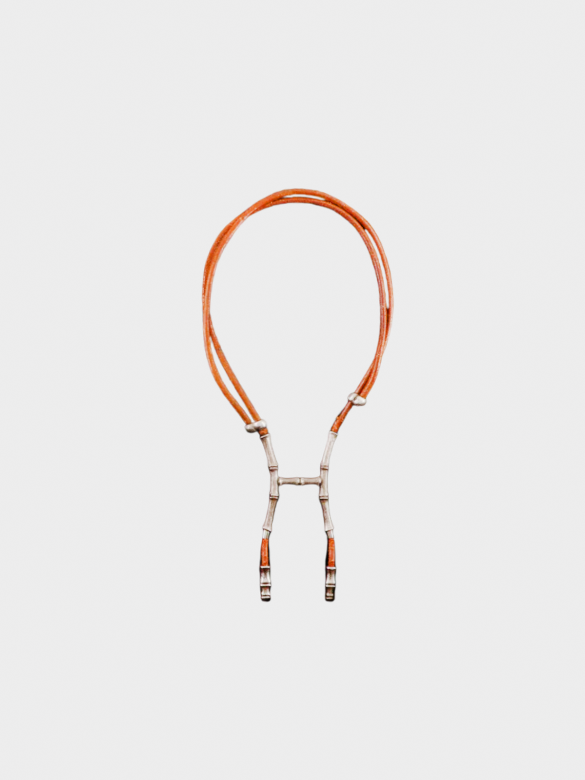 Hermes 2000s Bamboo Halter Necklace