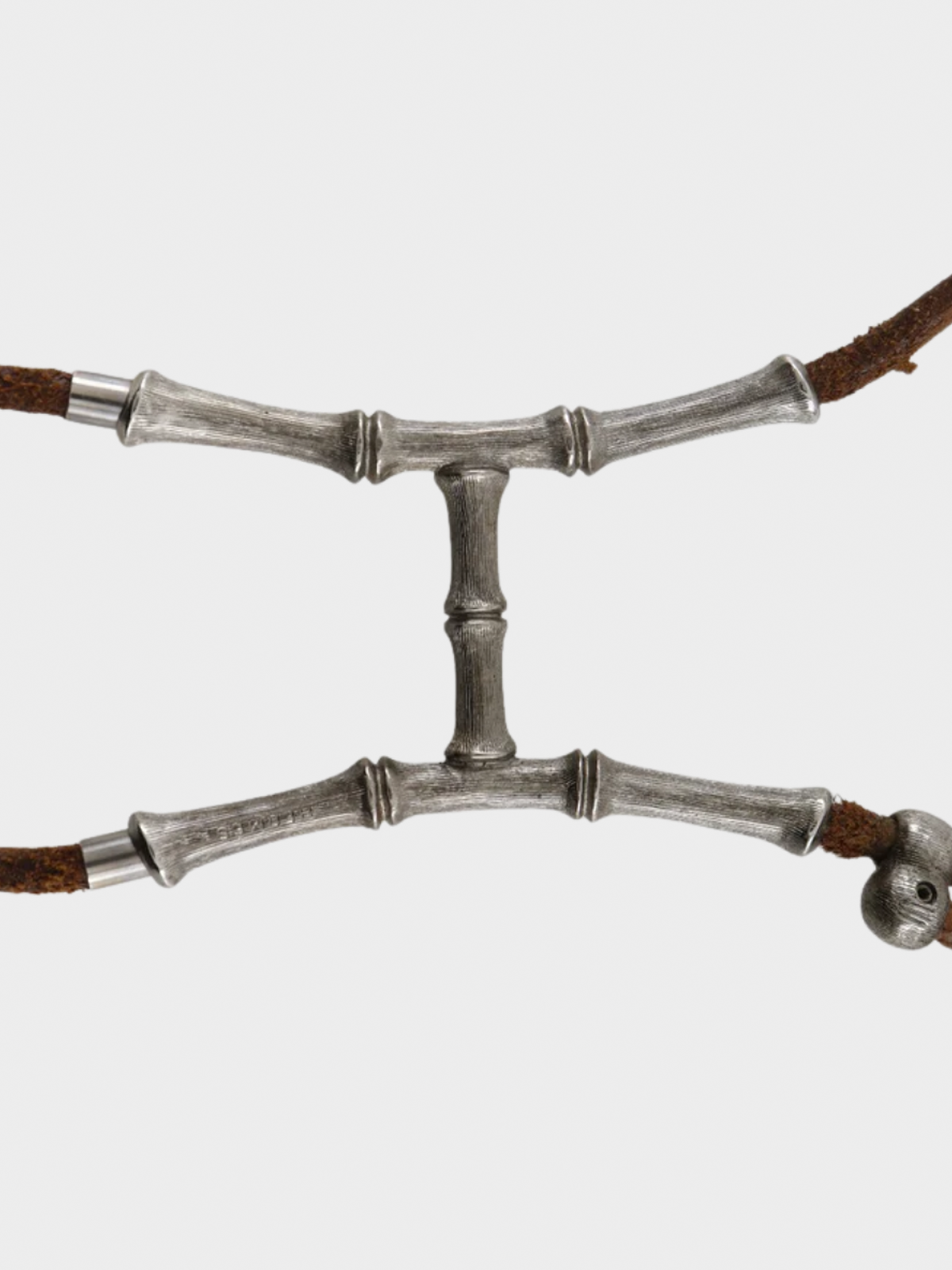 Hermes 2000s Bamboo Halter Necklace
