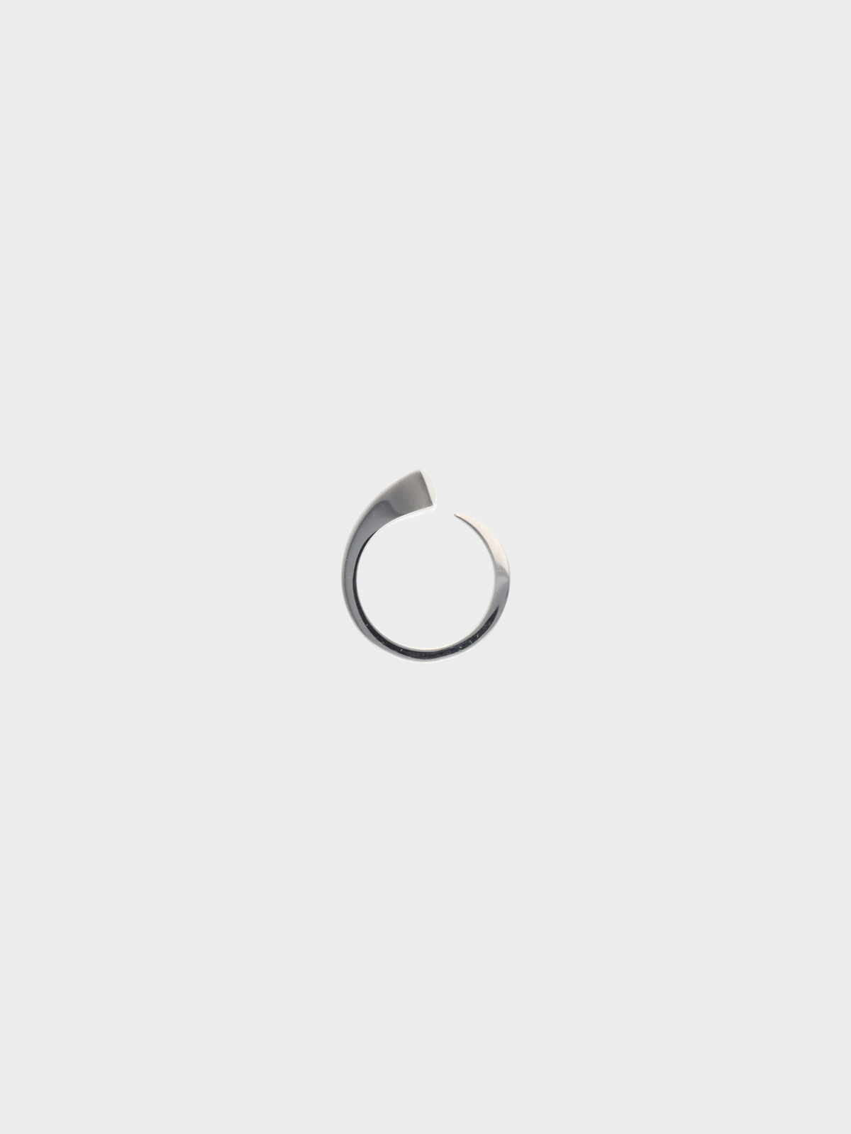 Hermes 2000s Silver Clou de Forge Ring