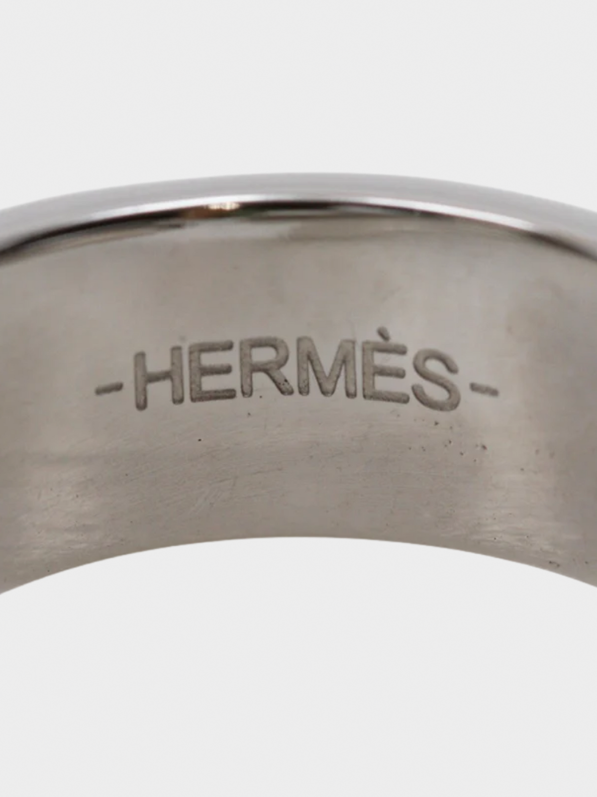 Hermes 2010s Silver Carousel Ring