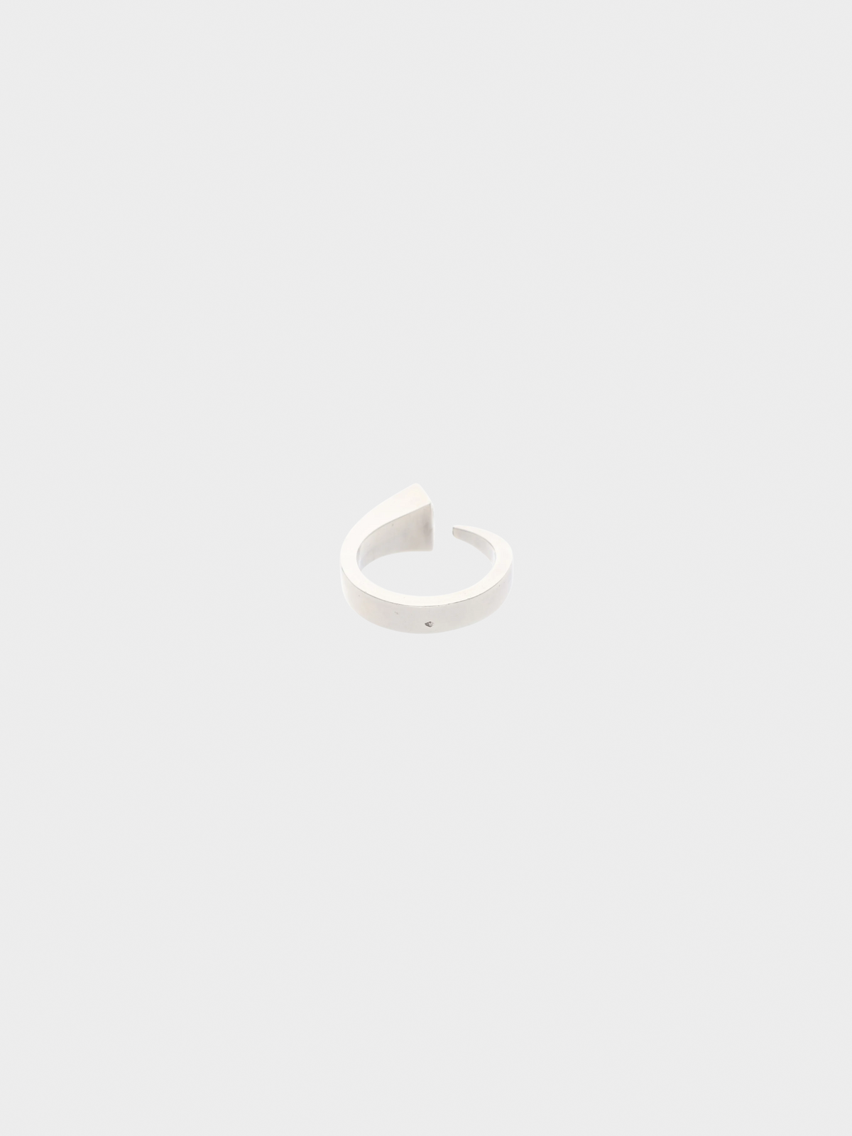 Hermes 2000s Silver Clou de Forge Ring