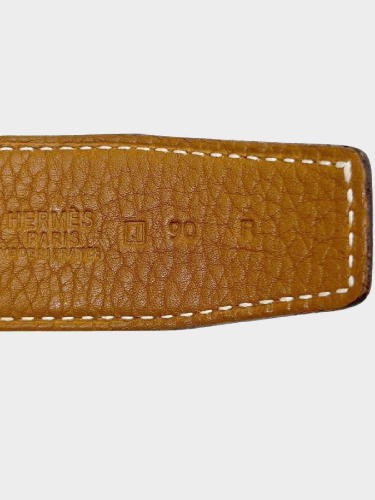 Hermes 2006 Black Leather H Logo Belt