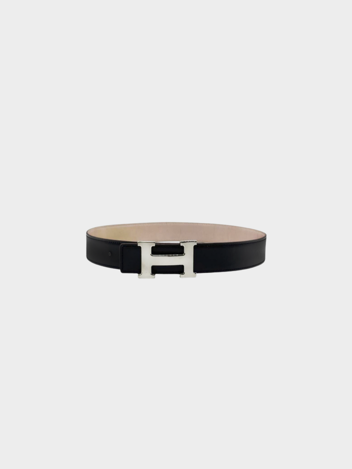 Hermes 2020s Black H-belt Constance 72 Reversible Belt