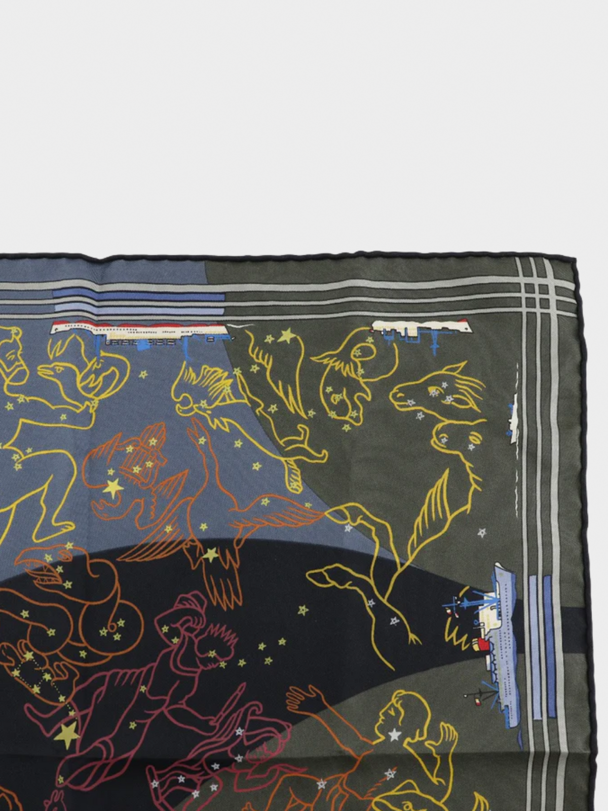 Hermes 2000s Multicoloured Carre 45 Silk Scarf