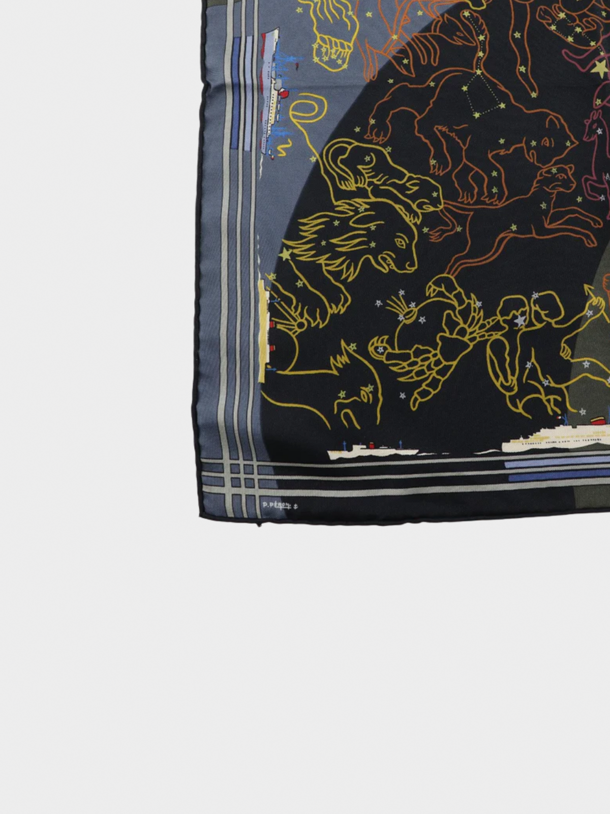 Hermes 2000s Multicoloured Carre 45 Silk Scarf
