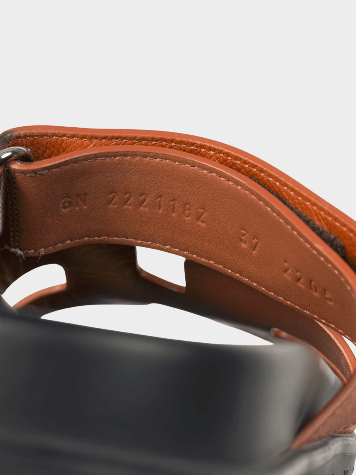 Hermes 2010s Chypre Brown Leather H-Motif Mule Sandals