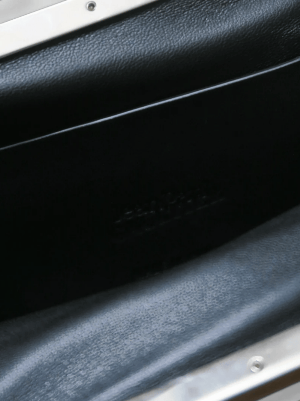 Jean Paul Gaultier 1990s Black Ring Clutch Bag