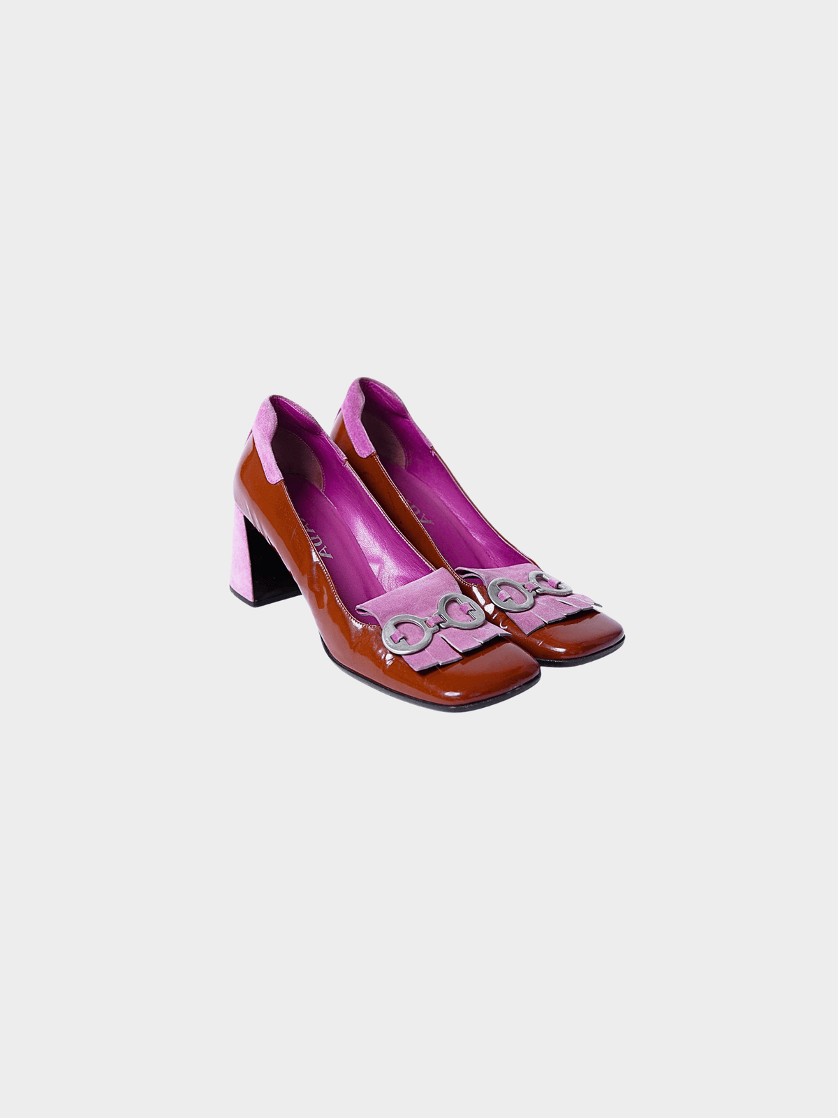 Prada FW 1999 Purple Loafer Heels