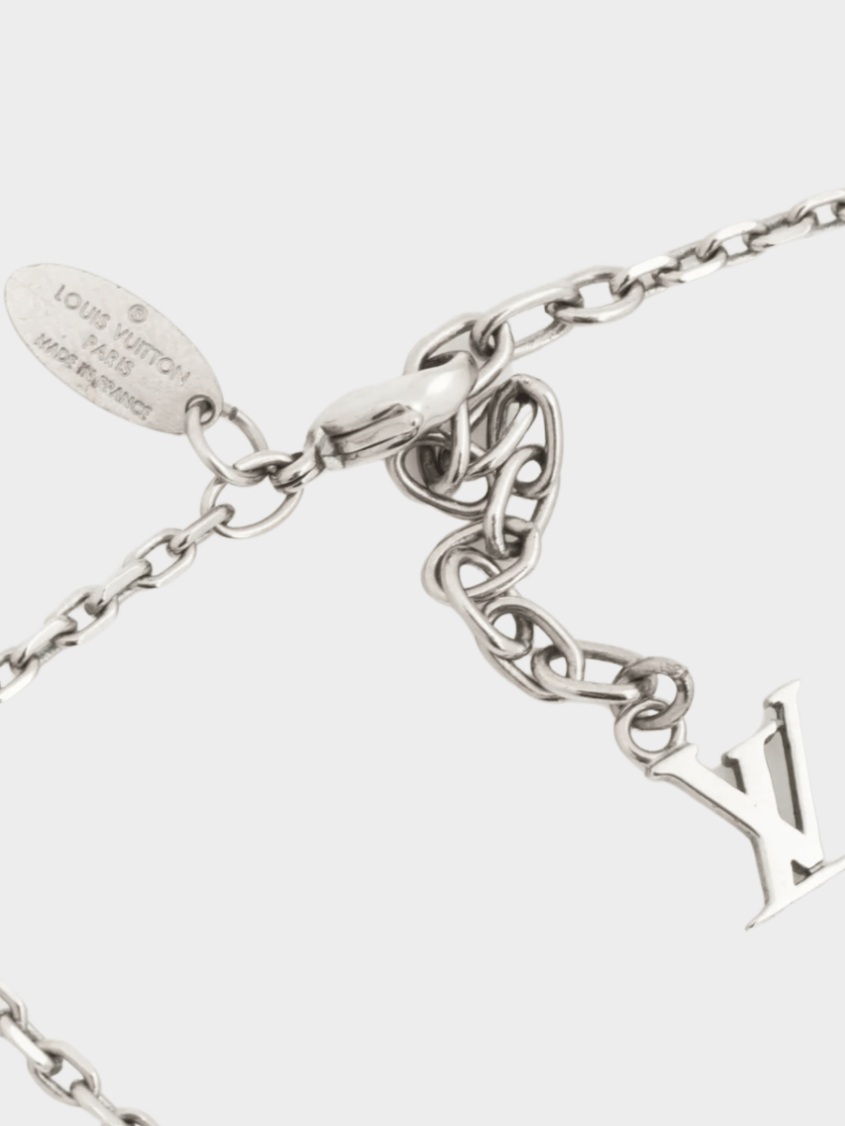 Louis Vuitton 2010s Gamble Multi-Colour Crystal Chain Necklace