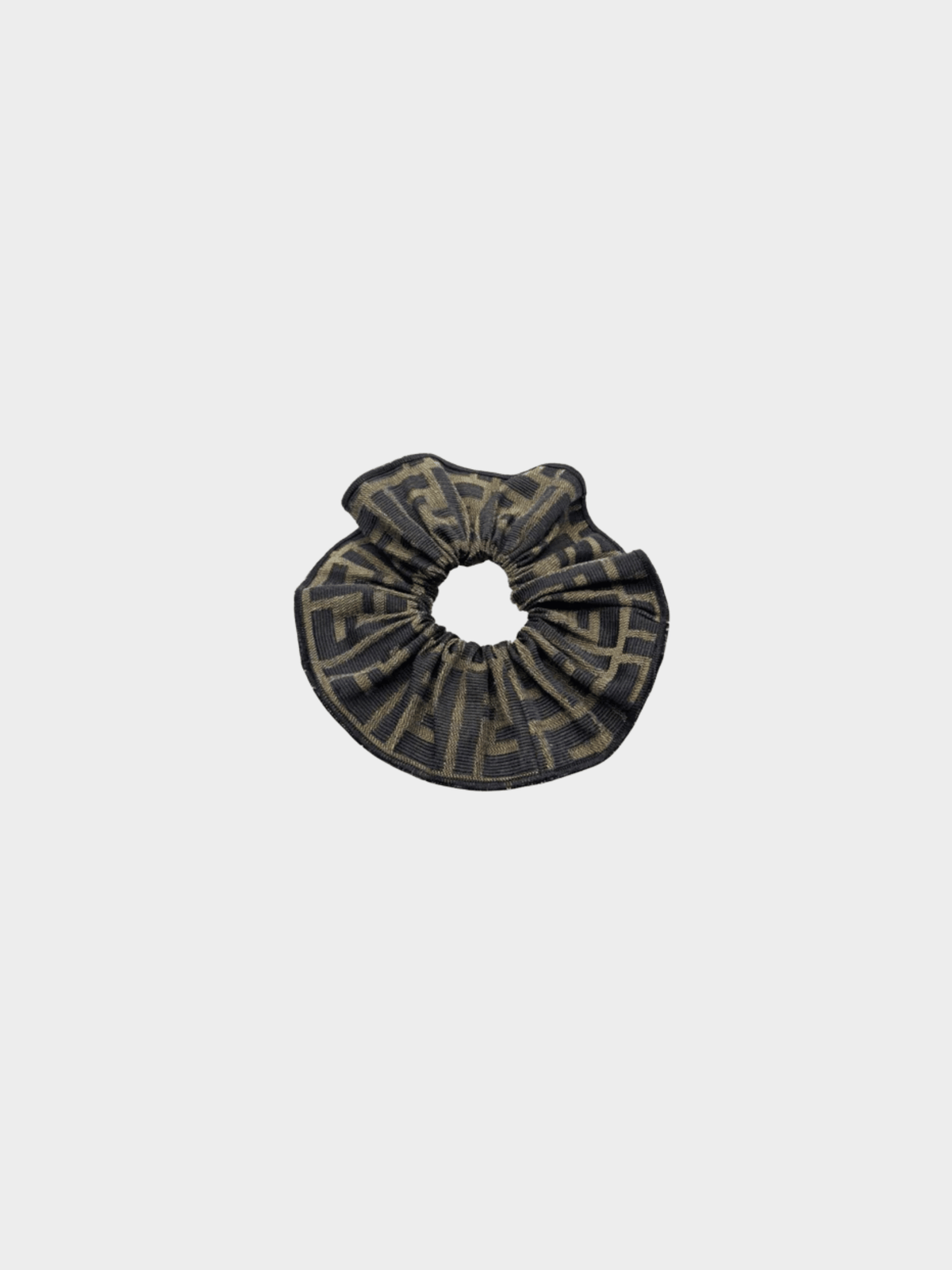 Fendi 2000s Rare Zucca Scrunchie