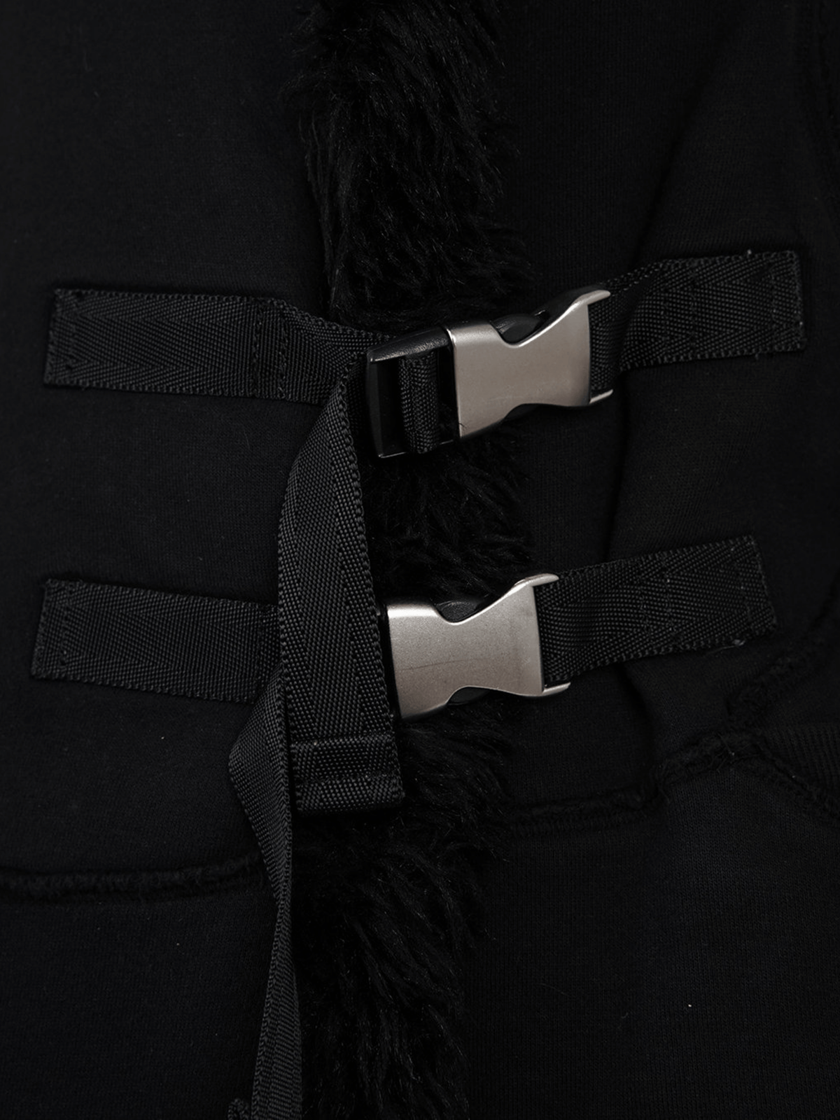 Issey Miyake FW 2004 Black Shearling Jacket