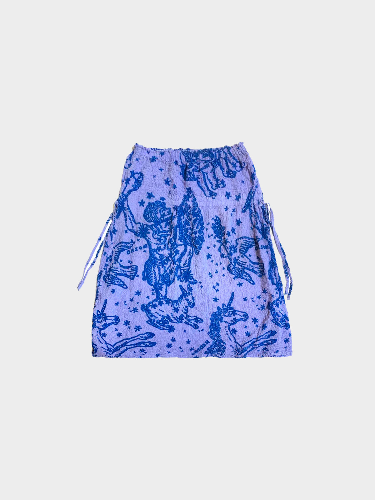 Issey Miyake 2000s Rare Purple Constellation Sheer Skirt