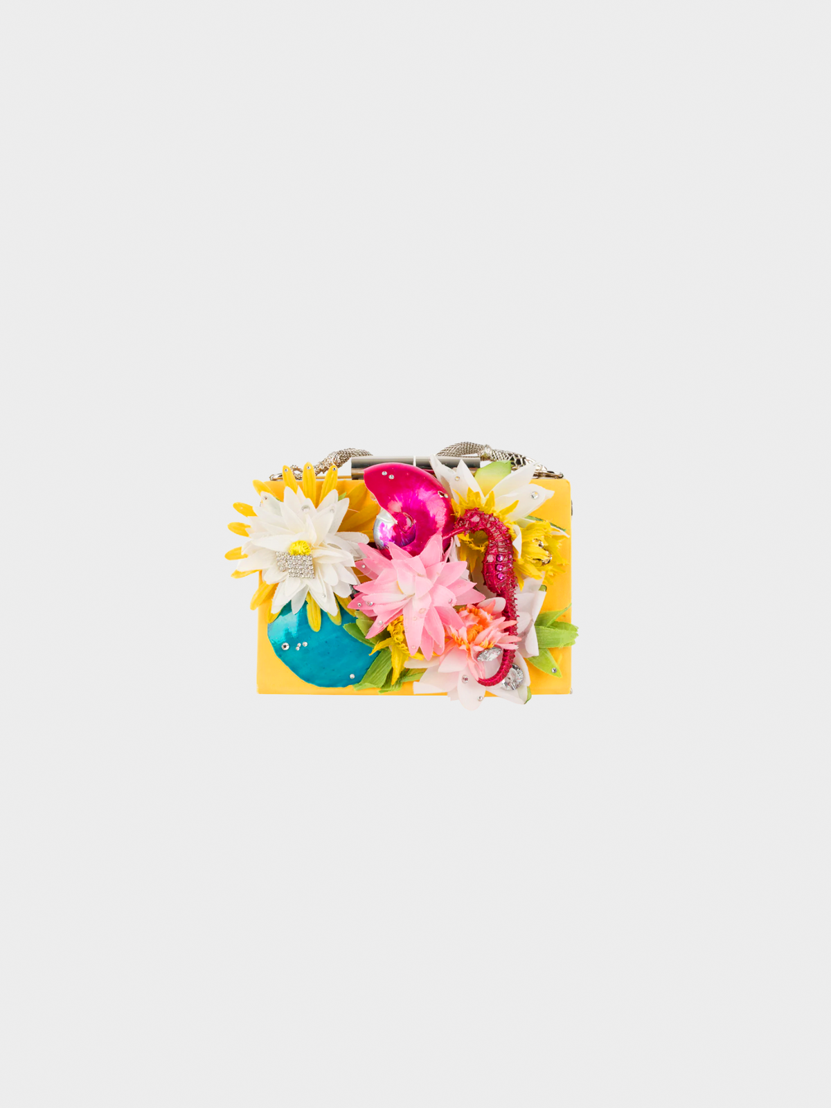 John Galliano SS 2005 Yellow Floral Bag