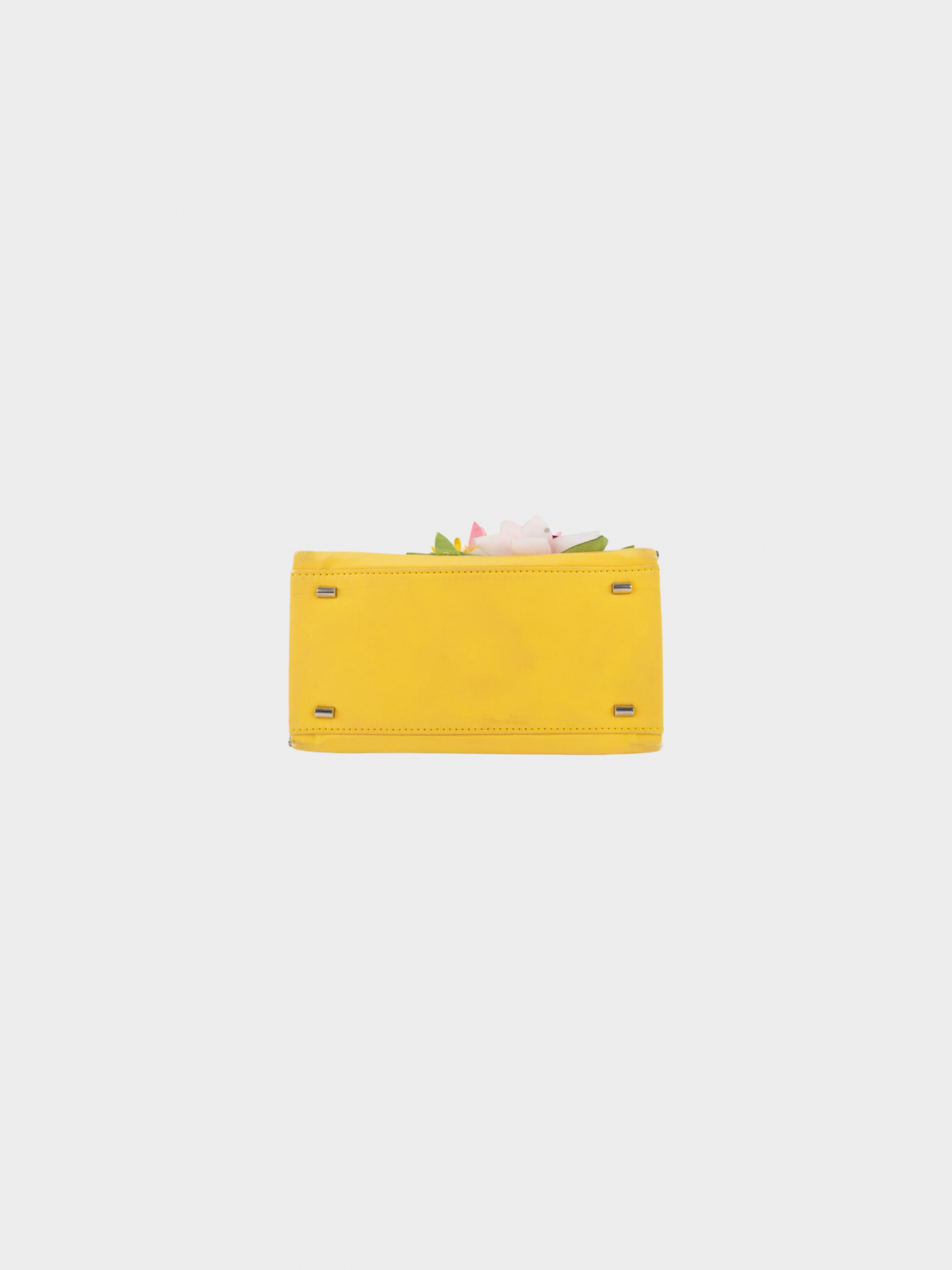 John Galliano SS 2005 Yellow Floral Bag