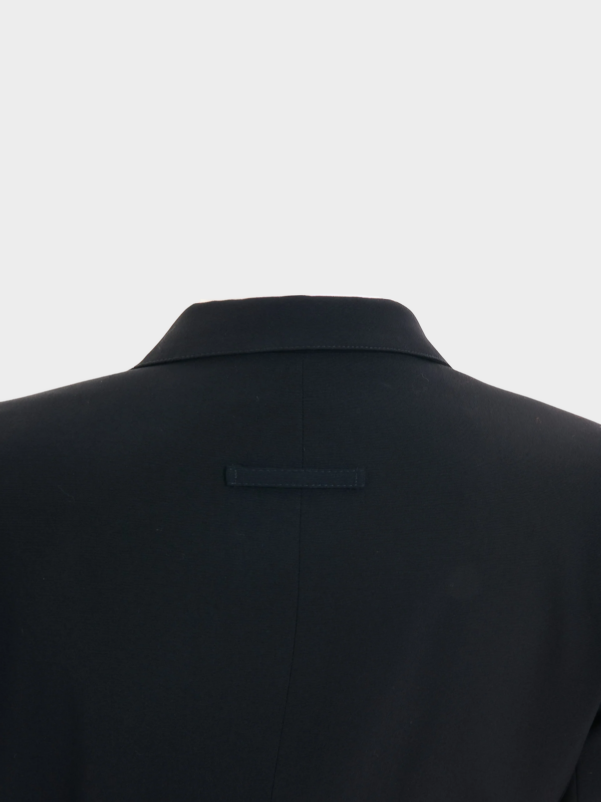 Jean Paul Gaultier SS 1992 Black Wool Double Breasted Bondage Jacket