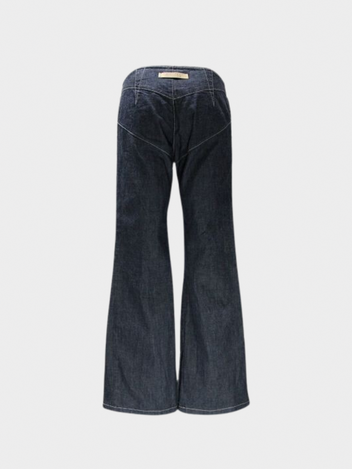 Jean Paul Gaultier 2000s Dark Blue Denim Flared Jeans