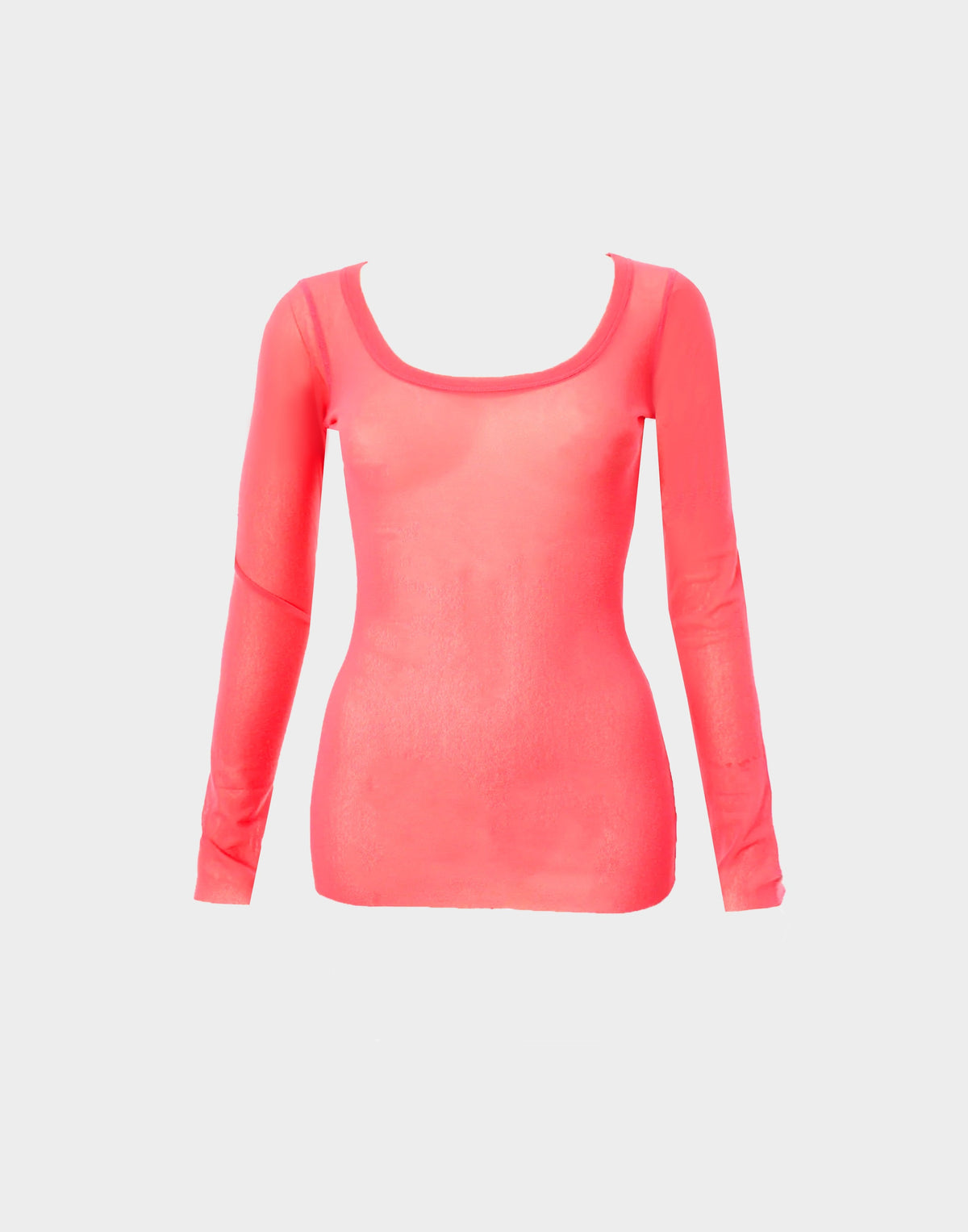 Jean Paul Gaultier 1990s Pink Mesh Top