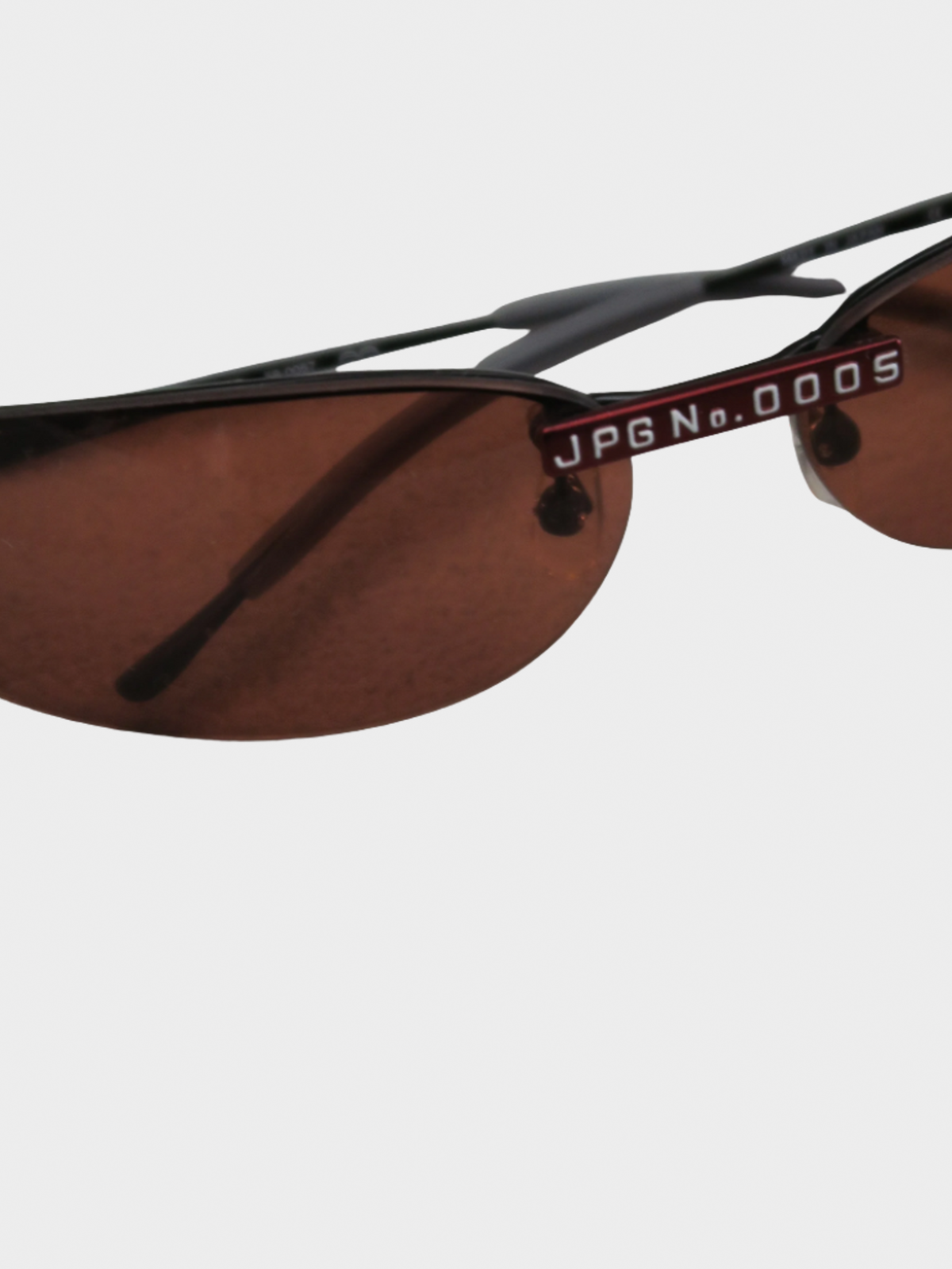 Jean Paul Gaultier 2000s Red Tinted Sunglasses