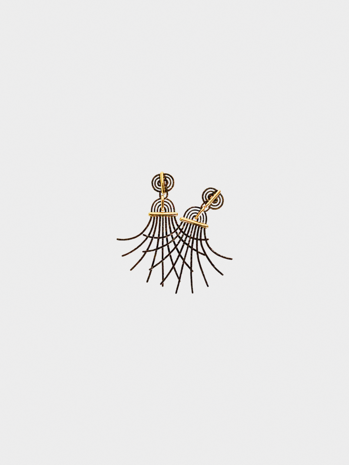 Lanvin FW 2016 Gold Drop Earrings