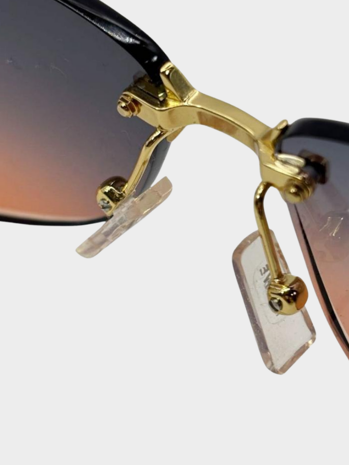 Loewe 2010s Gradient Tinted Frameless Sunglasses