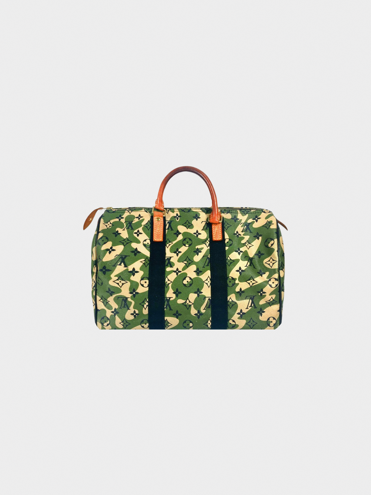 Louis Vuitton x Takashi Murakami 2008 Monogram Fleurage Speedy 35 Mini Boston Bag